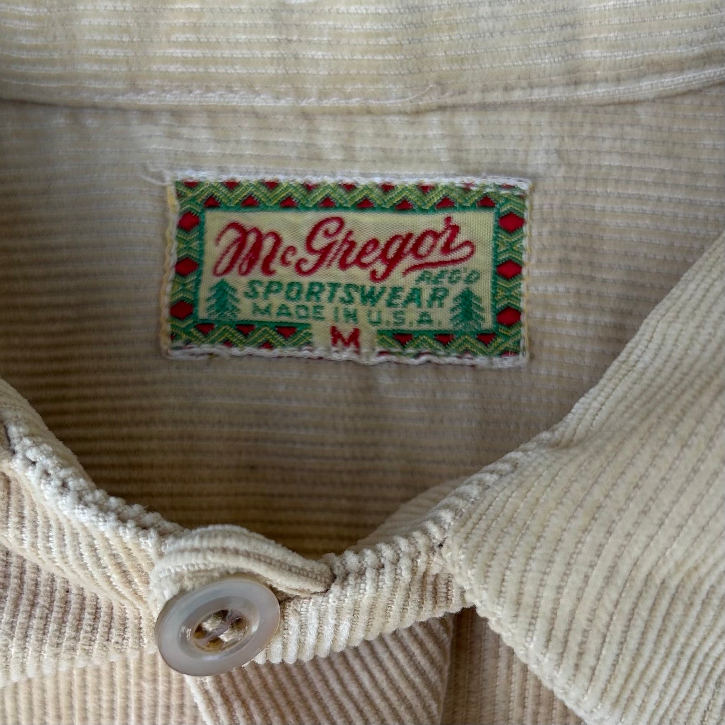 コーデュロイシャツ/McGregor