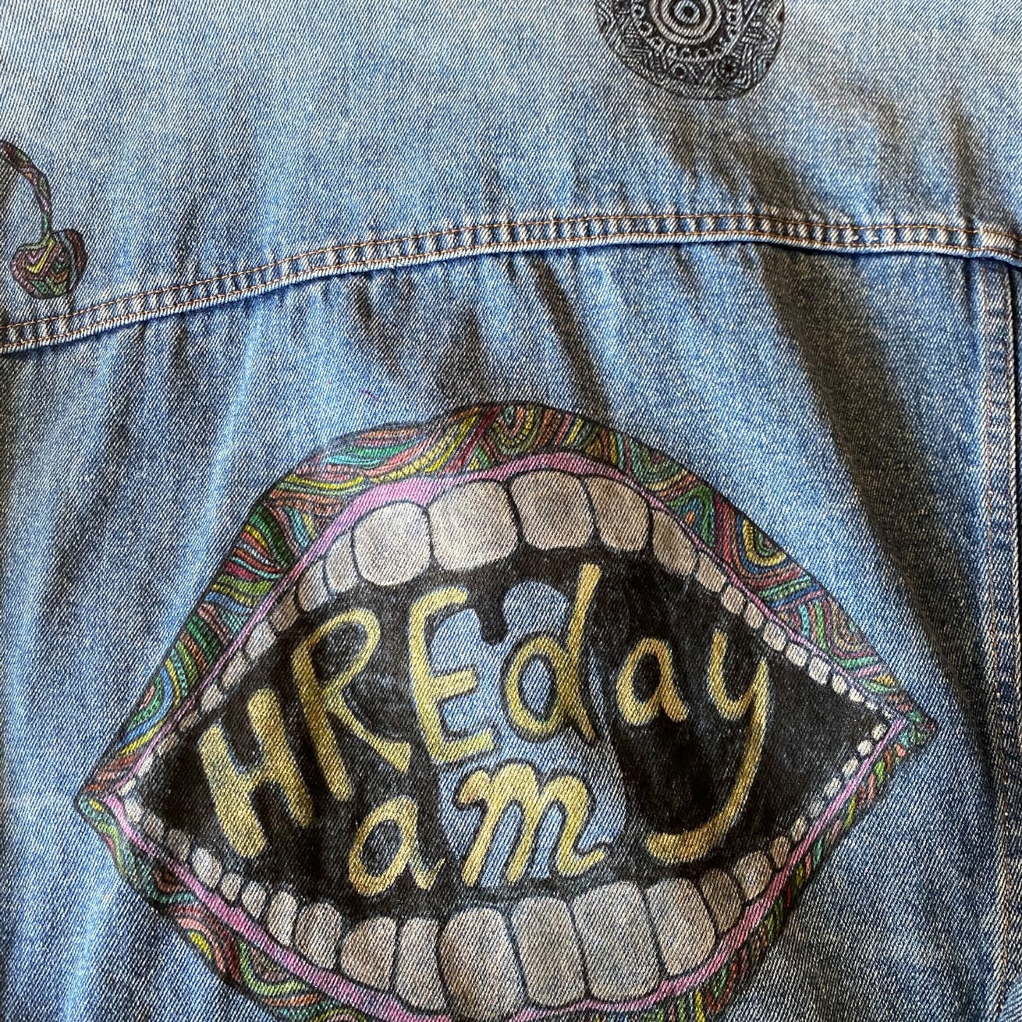 HREdayam REpaint Denim Jacket