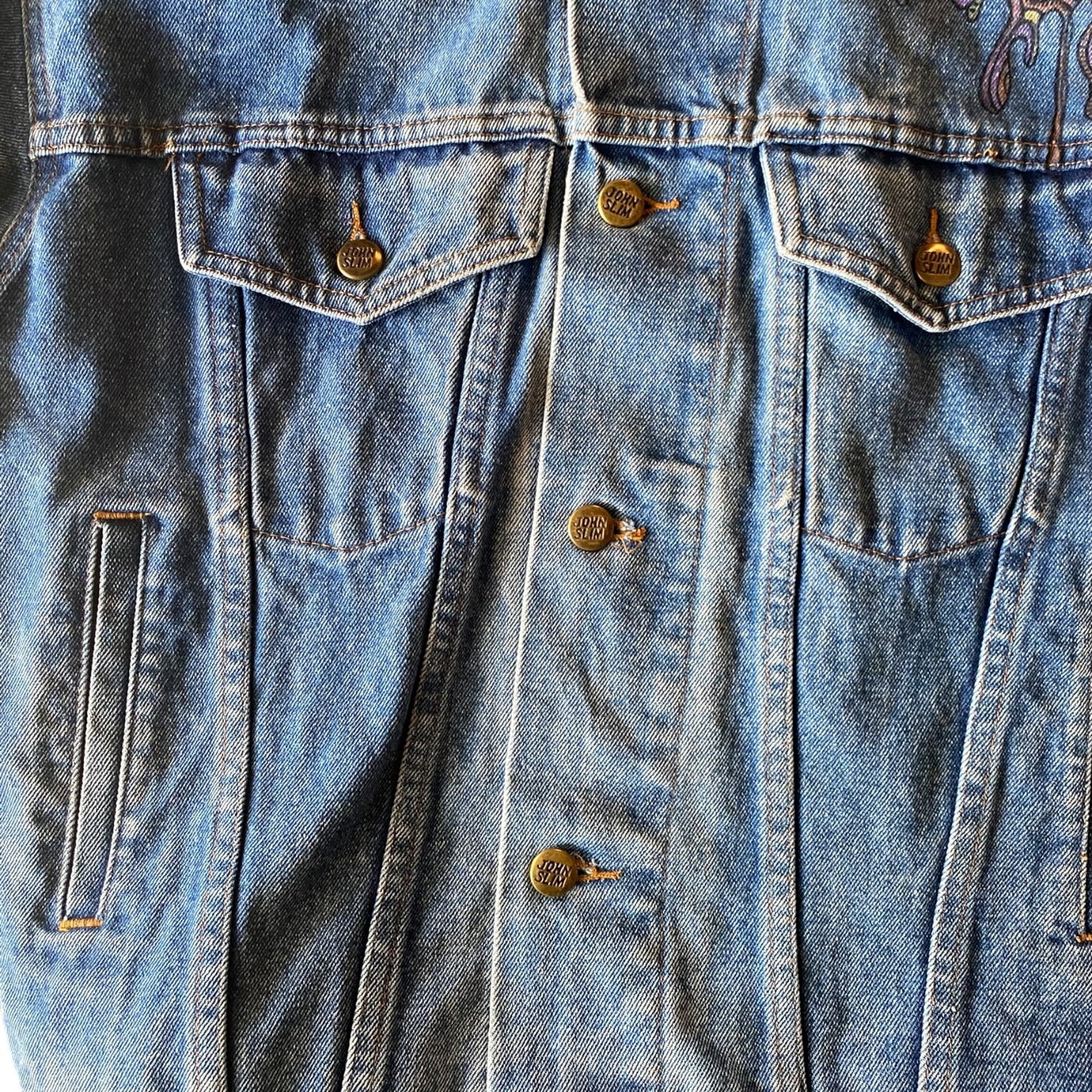 HREdayam REpaint Denim Jacket