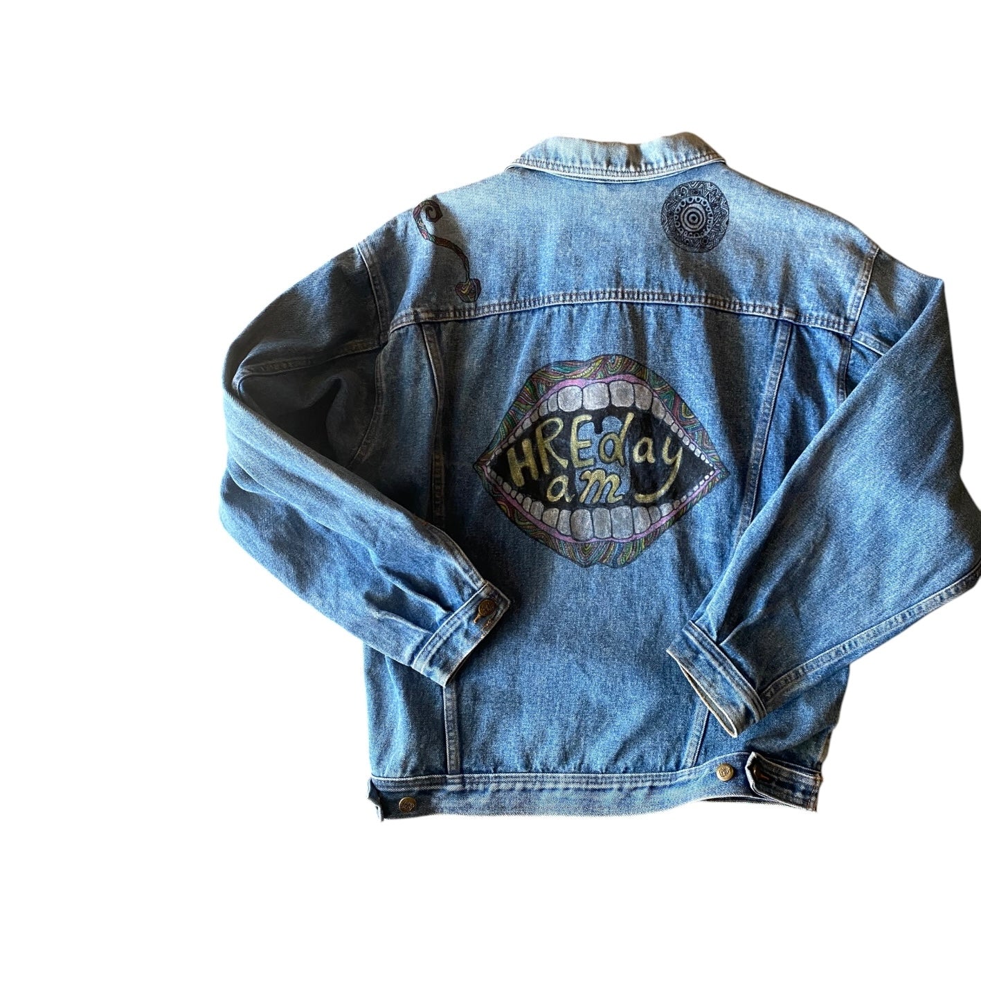 HREdayam REpaint Denim Jacket