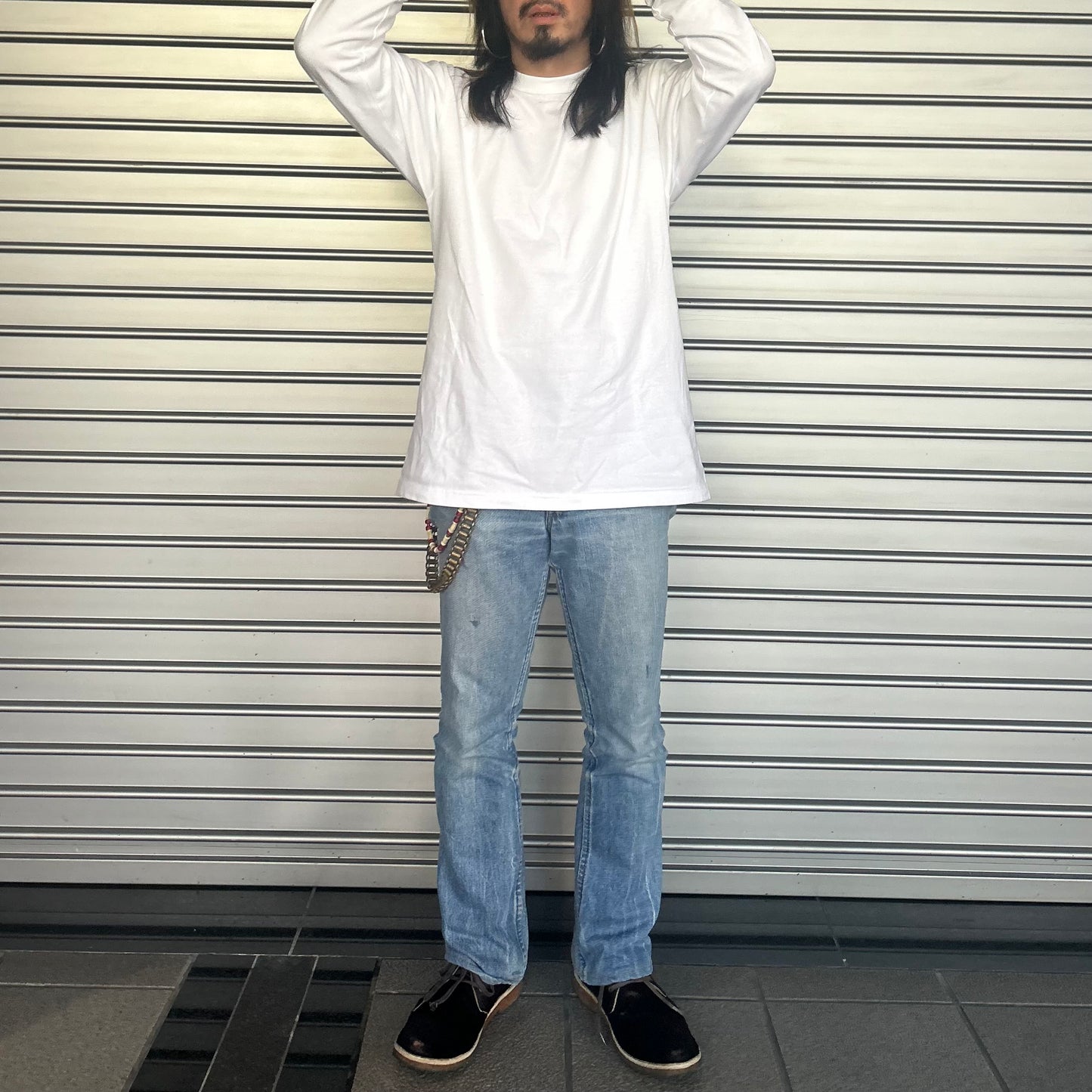 Long Sleeve Tee 2025 B-A Self Portrait Thinking from HREDAYAM,Playing with Black CAT-