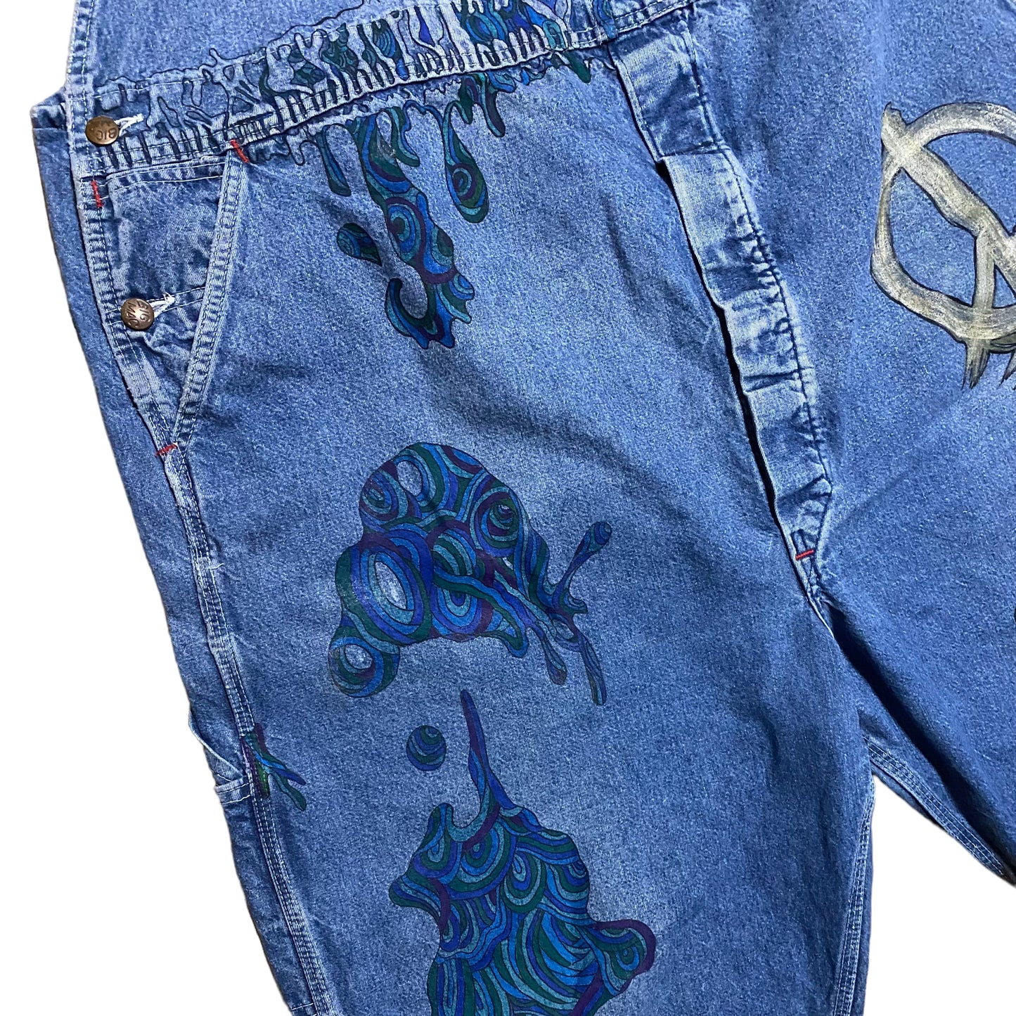 オーバーオール-HREdayamMeit pattern Paint Mix-