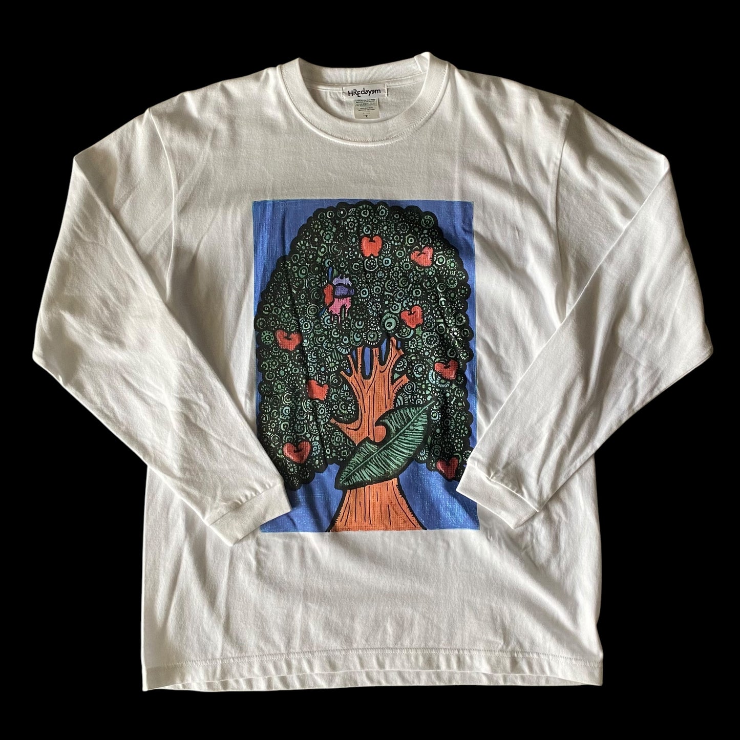 Long Sleeve Tee(C.Tree Of HREdayam)White Lサイズ
