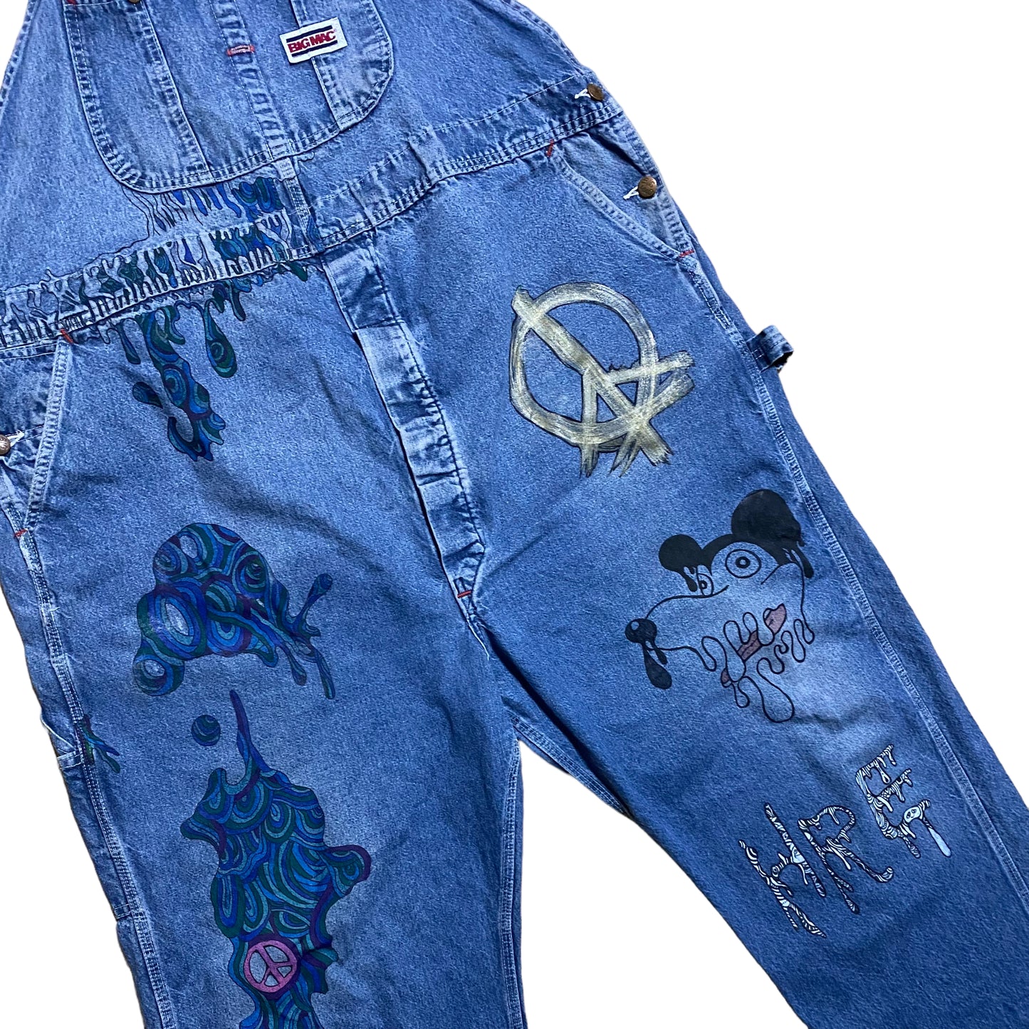オーバーオール-HREdayamMeit pattern Paint Mix-