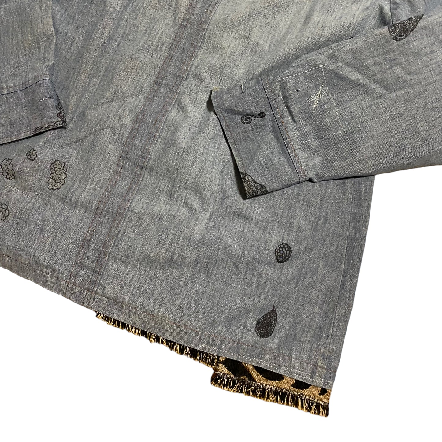 シャンブレーシャツ-NAGARERU HREdayam Paint-/Levis