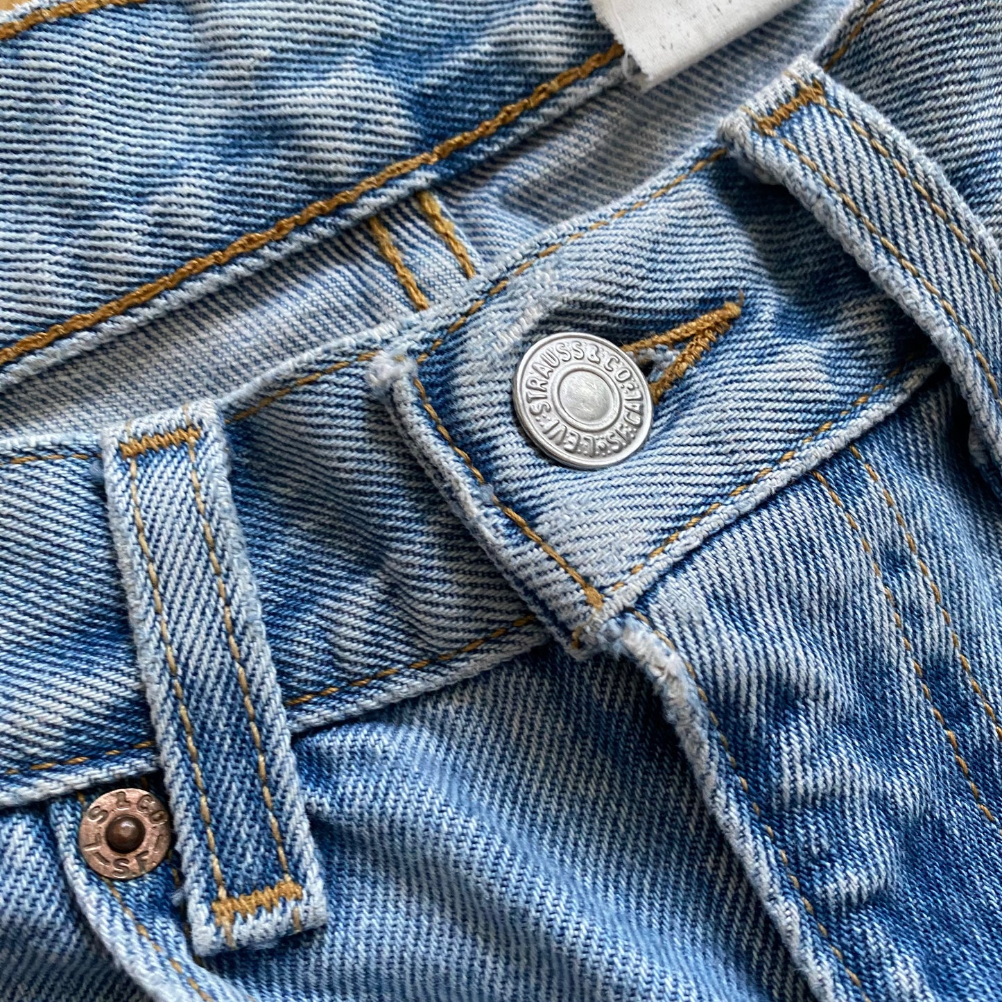 デニムパンツ-HREdayam DOT REmake Patchwork&Paint-/Levis