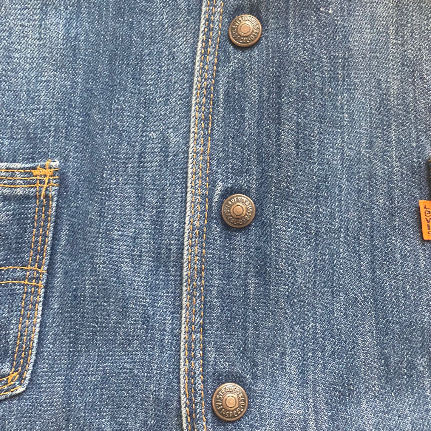 ワッペンデニムベスト/Levis(リーバイス