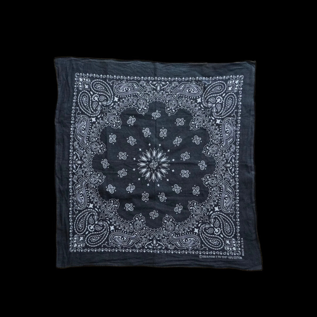 OLD"HAV-A-HANK" 「Ruler of Paisley」BLACK Bandannda