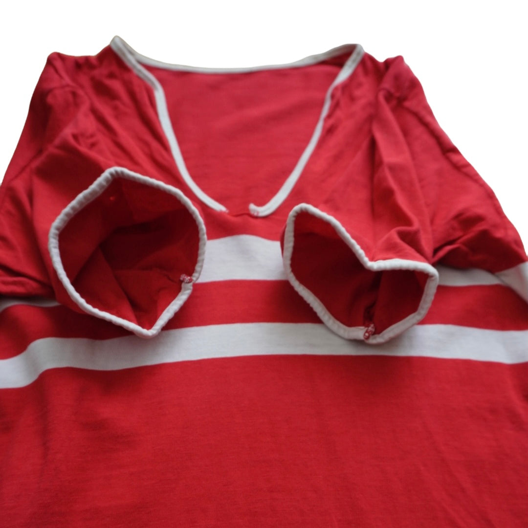 Piping & Two Line StripesS/S Tee