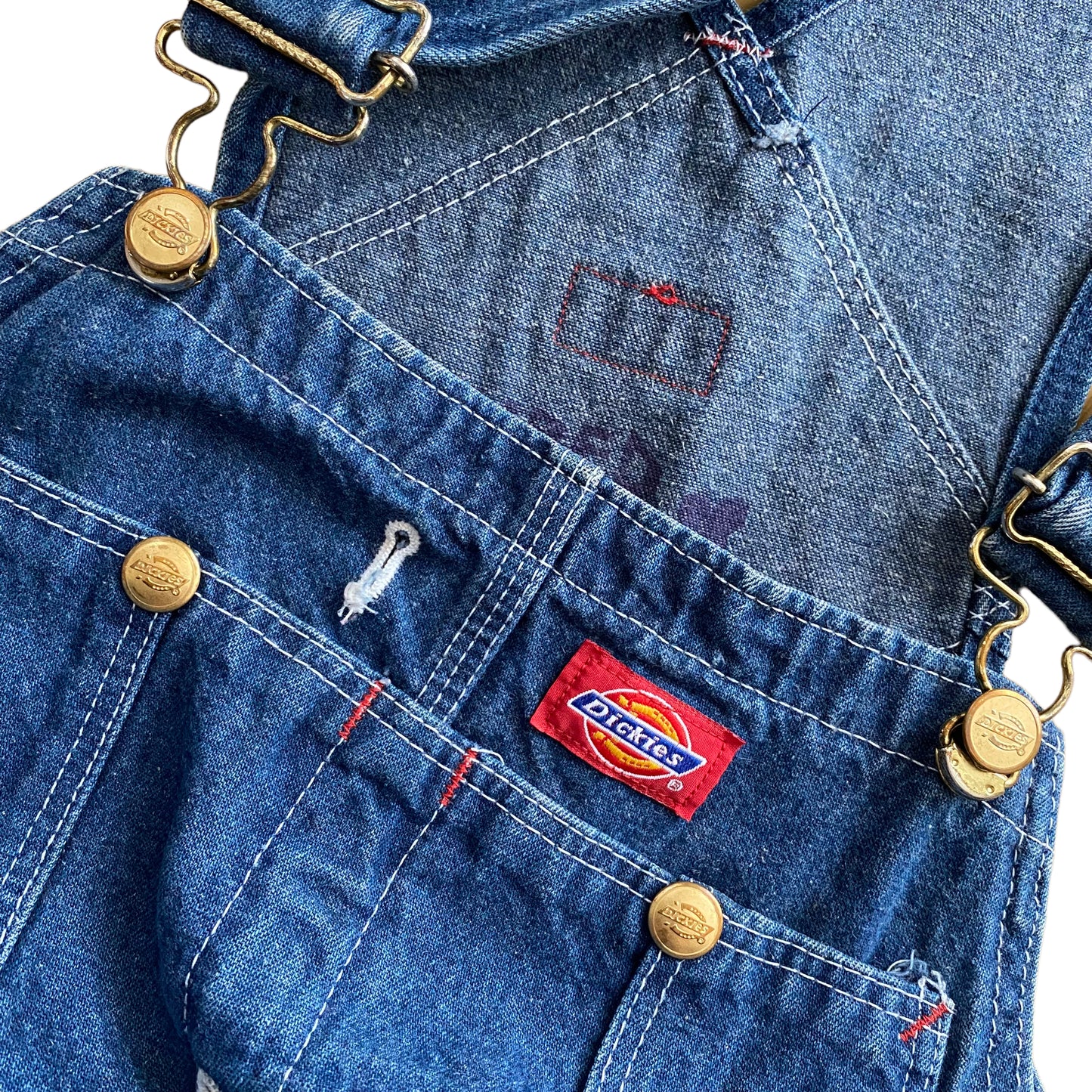 デニムオーバーオール-HREdayam Paint Arrange-/Dickies