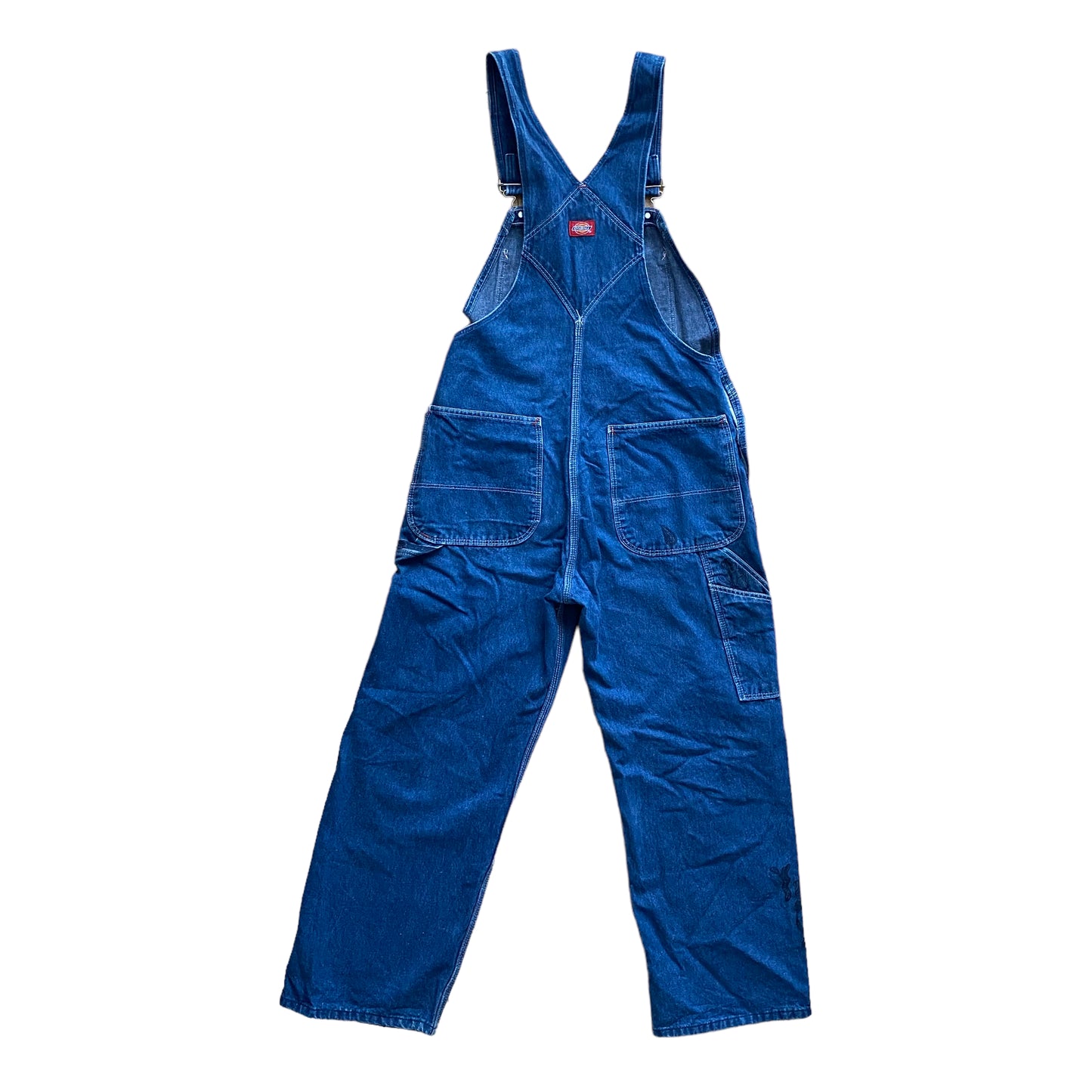 デニムオーバーオール-HREdayam Paint Arrange-/Dickies