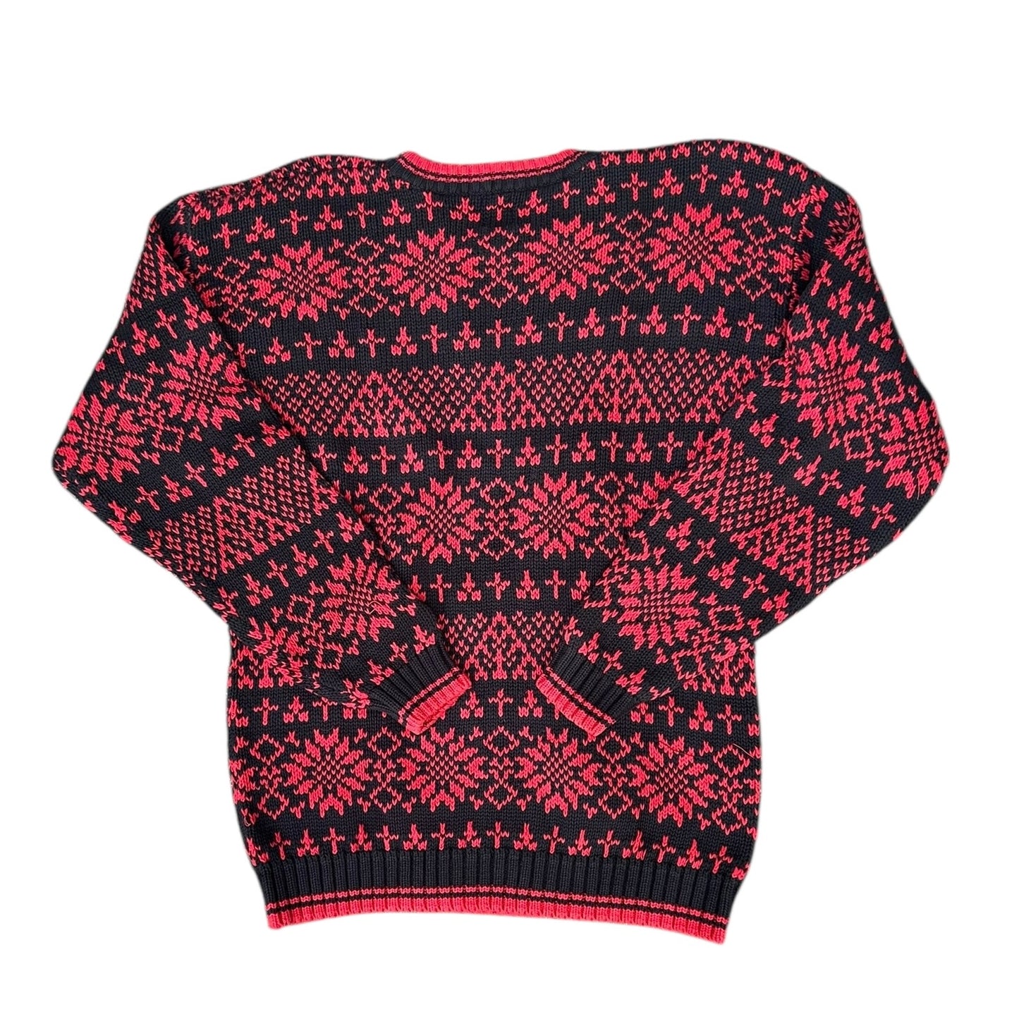 コットンニットセーター／OLD GAP「Many Flowers＆Trees」