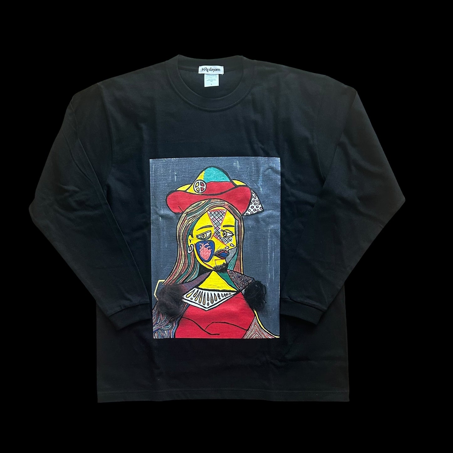 Long Sleeve Tee 2025 A-Man wearing a HAT with a FUR-COLLAR-