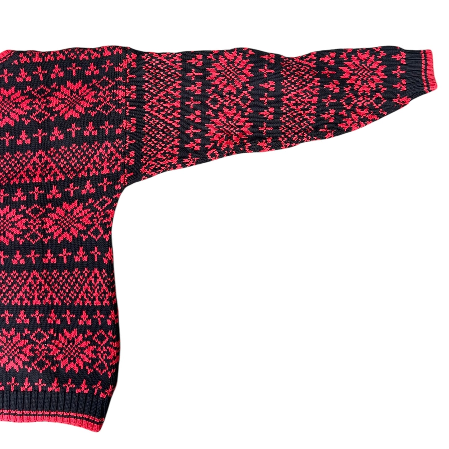 コットンニットセーター／OLD GAP「Many Flowers＆Trees」