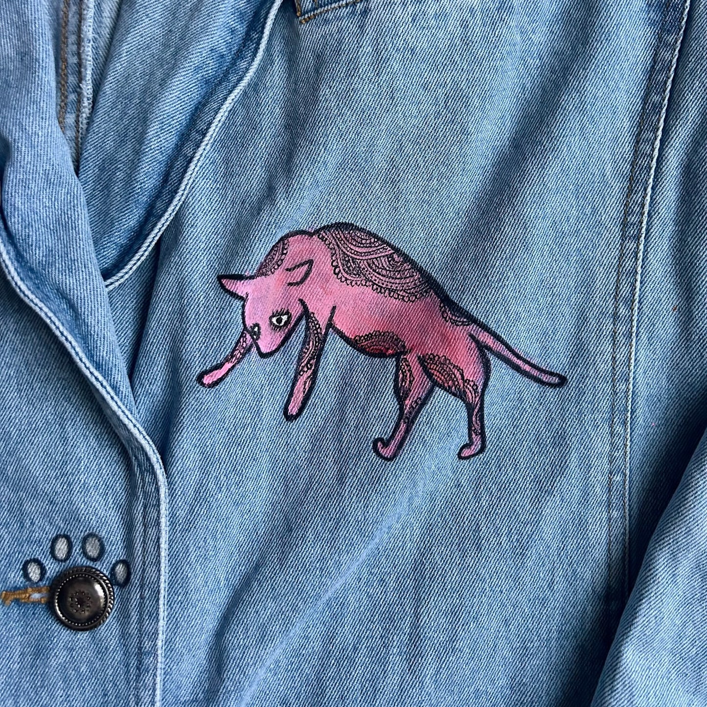 DENIM Tailor Collar JACKET 『4cats』