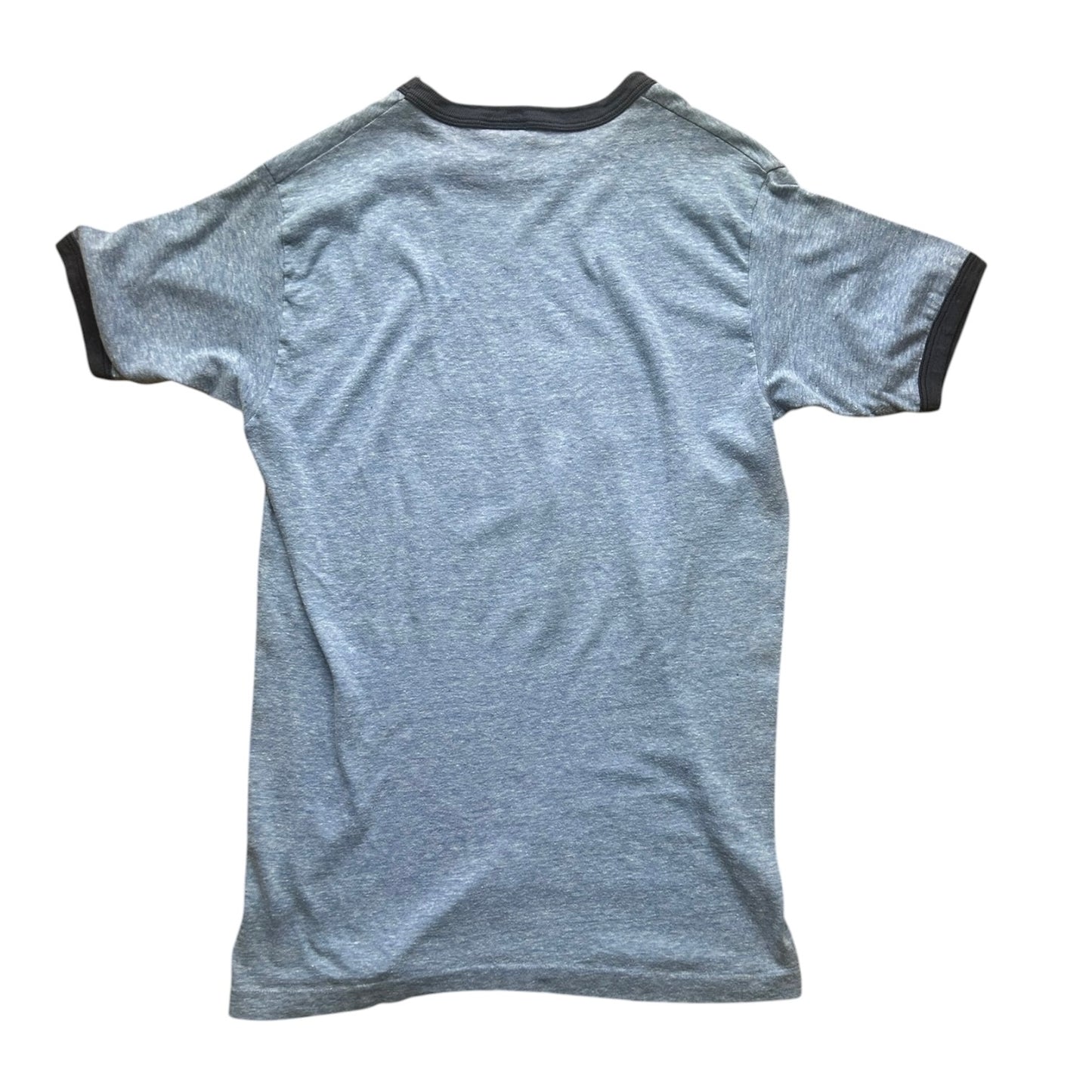 リンガーTシャツ〖霜降りブルー／Super Dad〗