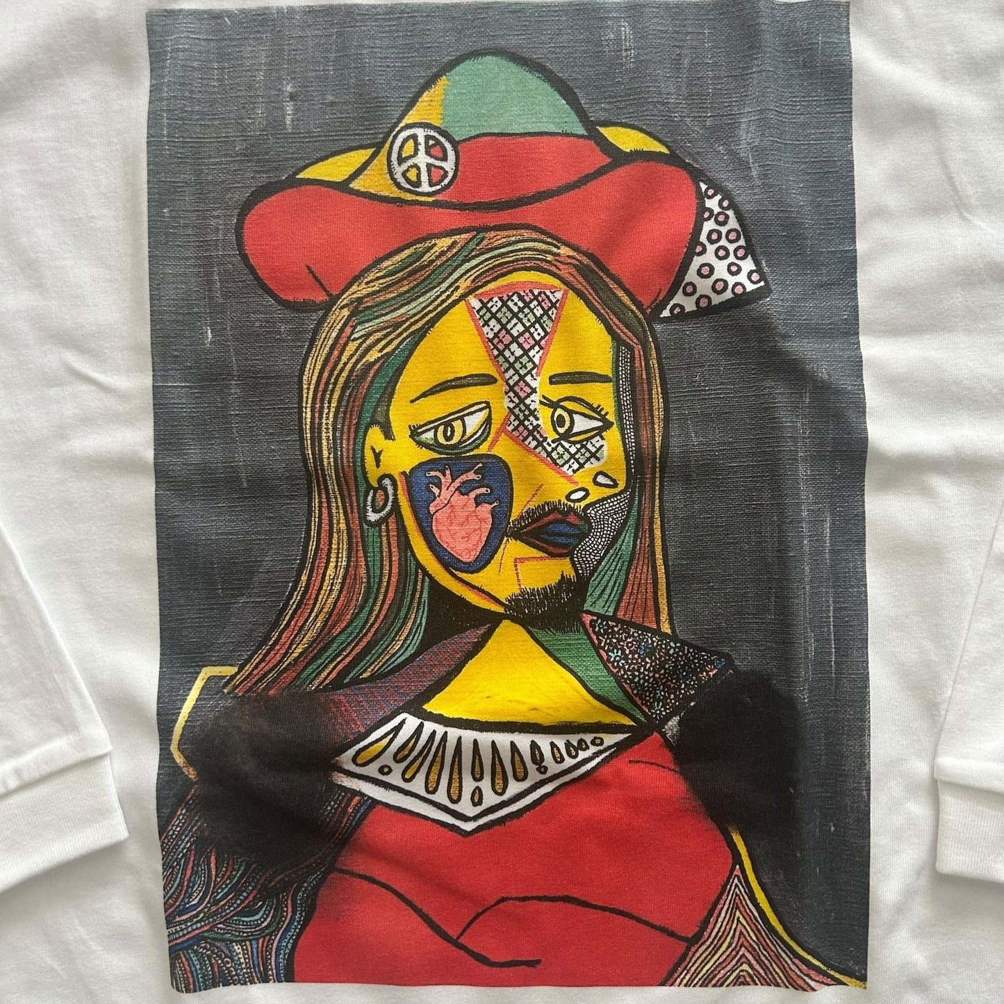 Long Sleeve Tee 2025 A-Man wearing a HAT with a FUR-COLLAR-