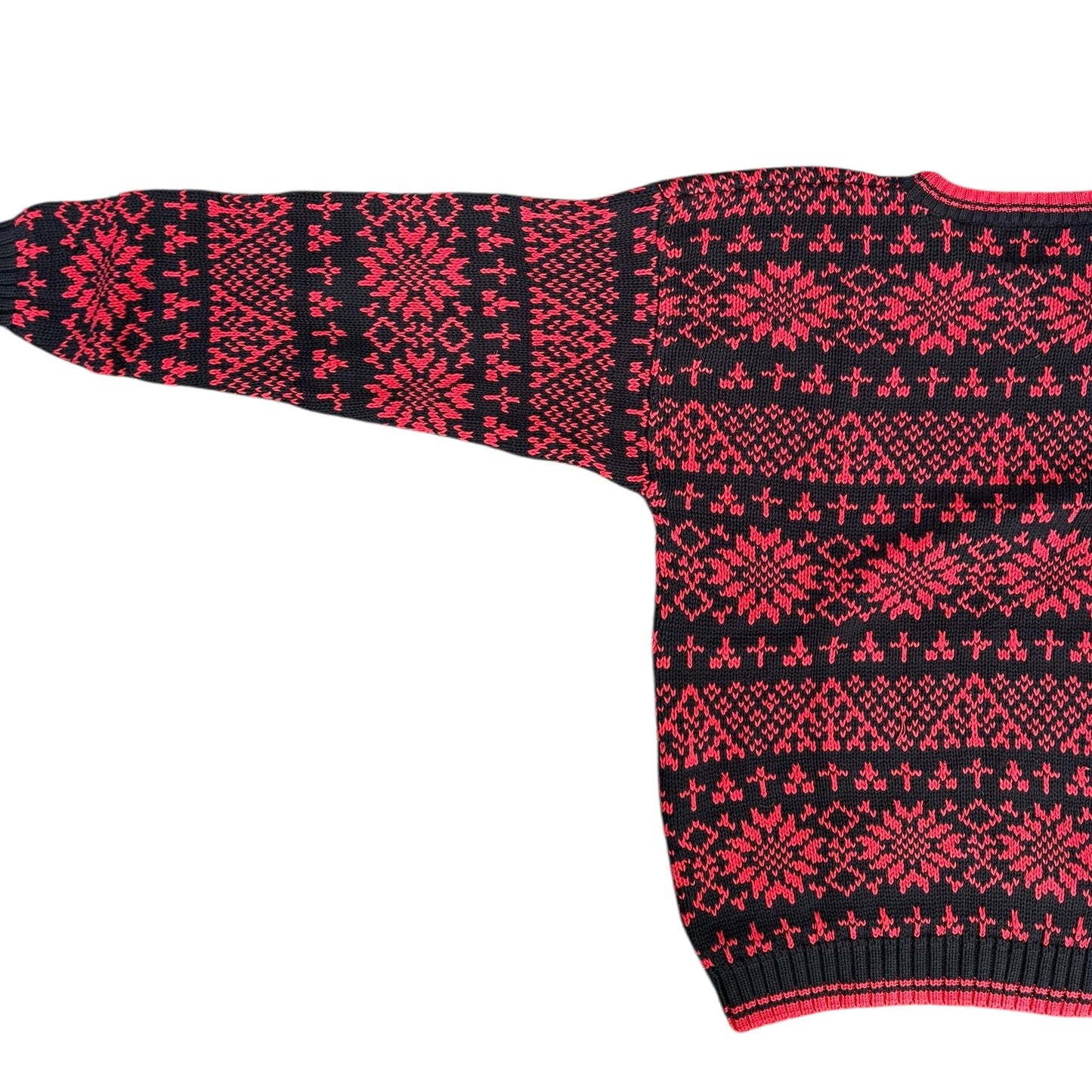 コットンニットセーター／OLD GAP「Many Flowers＆Trees」