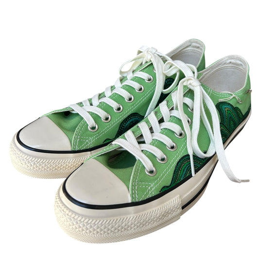 Paitnt Sneaker 『Green Colorful Waves』