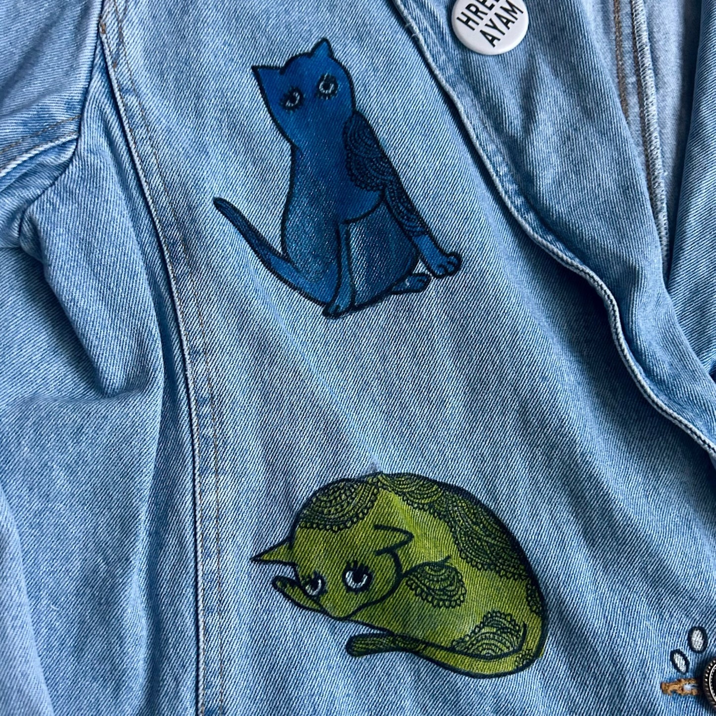 DENIM Tailor Collar JACKET 『4cats』