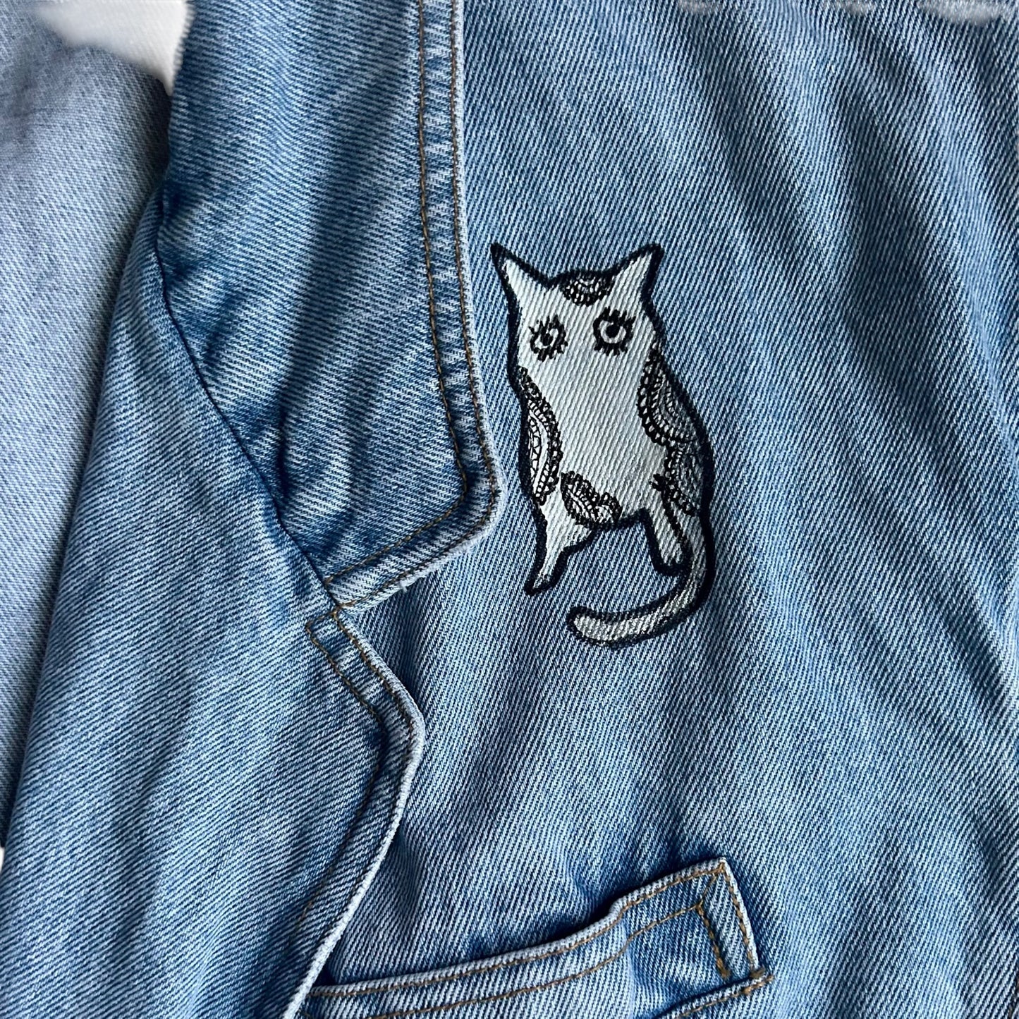 DENIM Tailor Collar JACKET 『4cats』