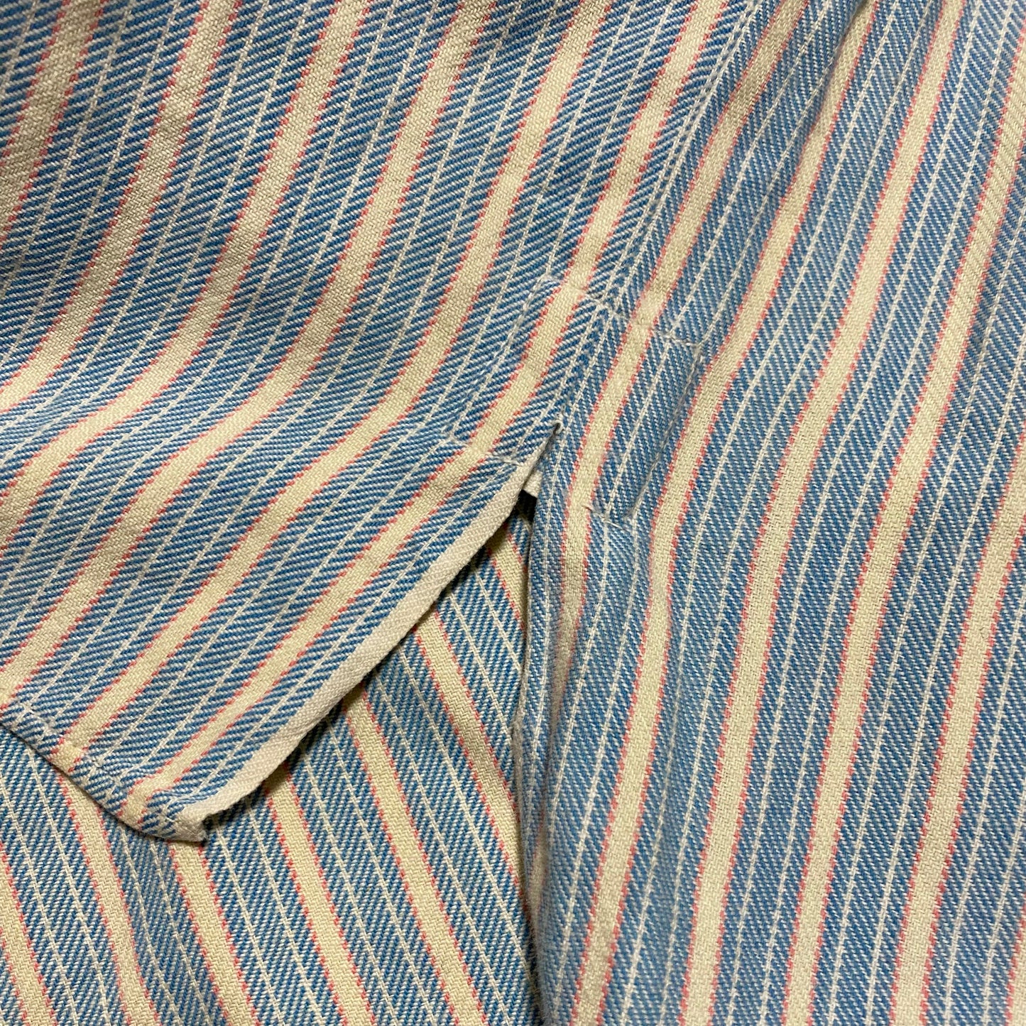 Unique stripeGrandpa shirt-Repair＆Custom-
