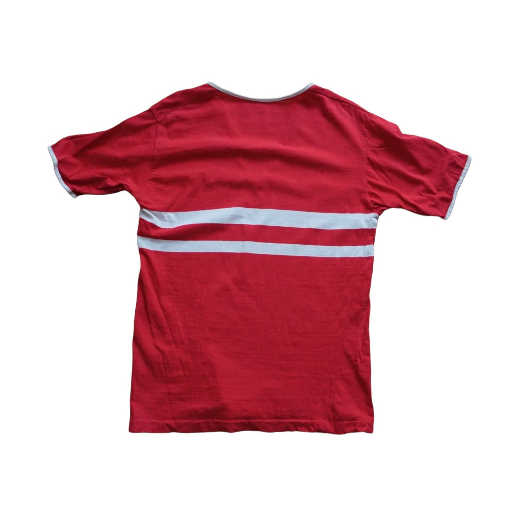 Piping & Two Line StripesS/S Tee