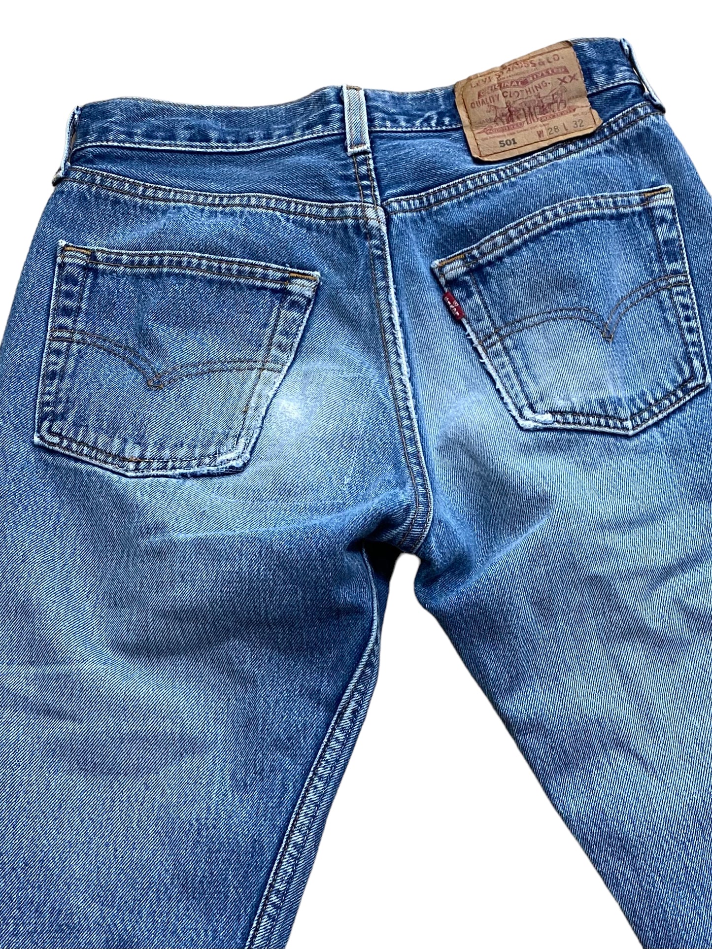 501デニムパンツ- Round&Square Patchwork Arrange-／Levis（リーバイス）